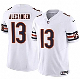 Men & Women & Youth Chicago Bears #13 Maurice Alexander White 2025 F.U.S.E. Vapor Untouchable Limited Stitched Jersey,baseball caps,new era cap wholesale,wholesale hats